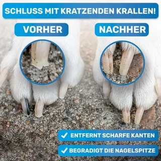 BLUEPET 2x Nagelvijl Honden Katten Kleine Dieren — miniatuur 2