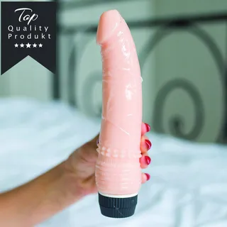 FOPS Realistische Dildo Vibrator Stil Siliconen 18cm voor Koppels — miniatuur 4