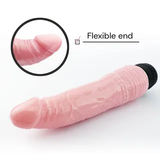 FOPS Realistische Dildo Vibrator Stil Siliconen 18cm voor Koppels — miniatuur 3