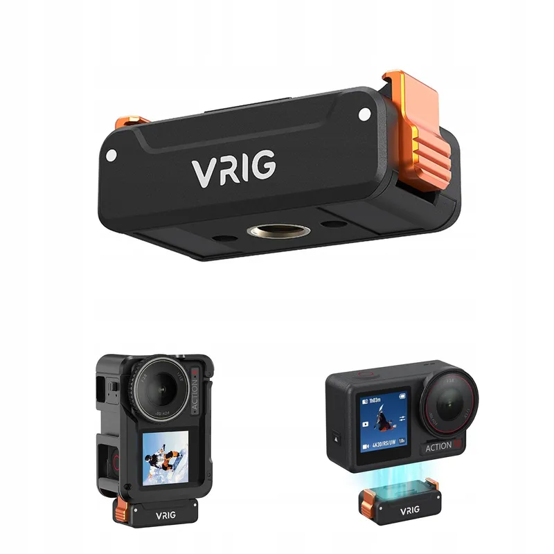 VRIG Magnetische Statiefadapter 1/4 Voor DJI Osmo Action 5 4 3 — foto 1