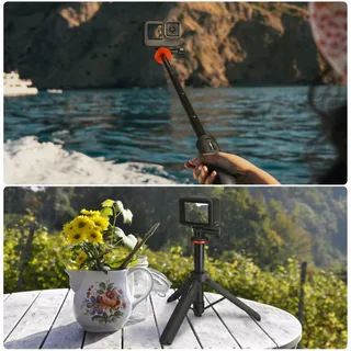 Vkesen Selfiestick Statief 51cm GoPro DJI AKASO Actiecamera's — miniatuur 3
