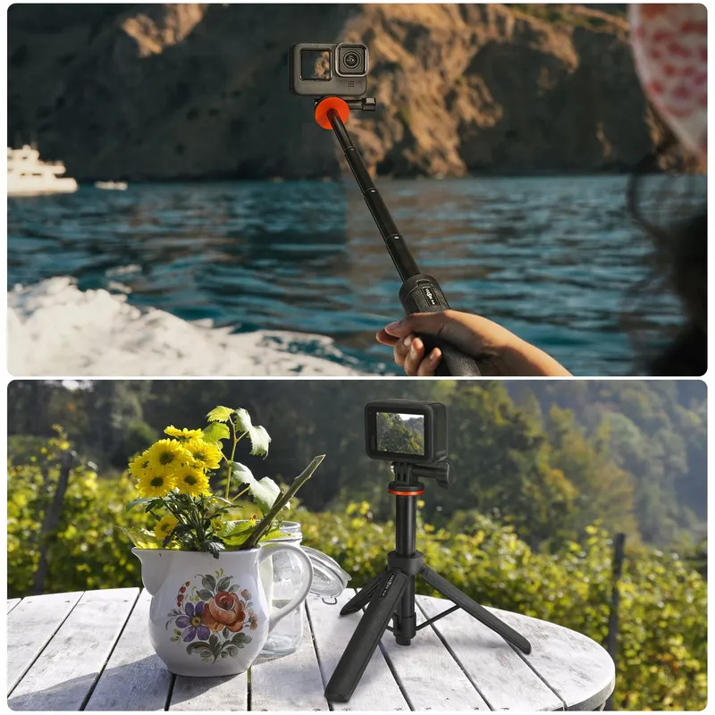 Vkesen Selfiestick Statief 51cm GoPro DJI AKASO Actiecamera's — foto 3