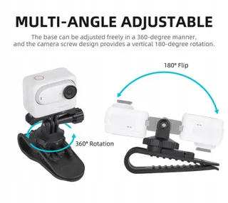 LUPHOLUE Zonneklep Cliphouder Auto GoPro DJI Insta360 — miniatuur 4