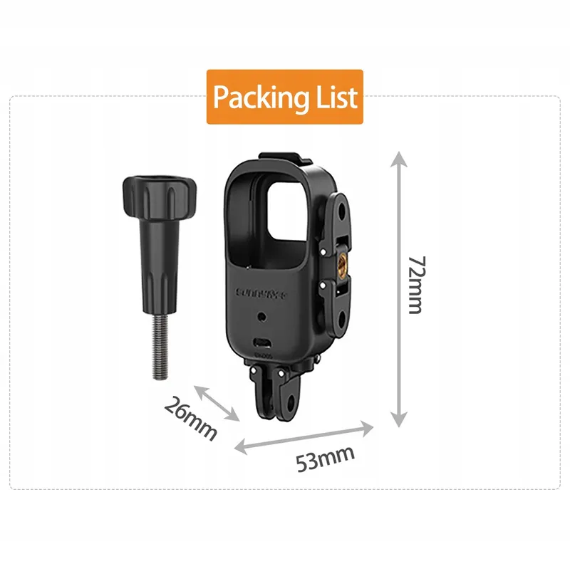 ZJRXM Beschermkooi Voor DJI Osmo Nano 1/4 Inch Horizontaal Verticaal — foto 9
