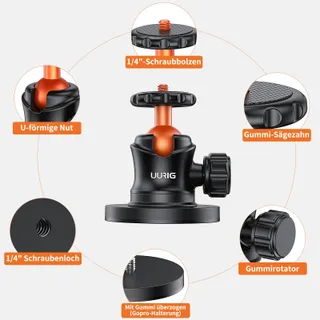 VRIG Magnetische Houder Actiecamera 360° GoPro DJI — miniatuur 2