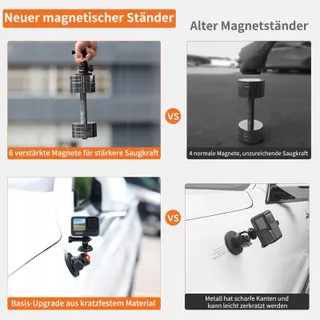 VRIG Magnetische Houder Actiecamera 360° GoPro DJI — miniatuur 5