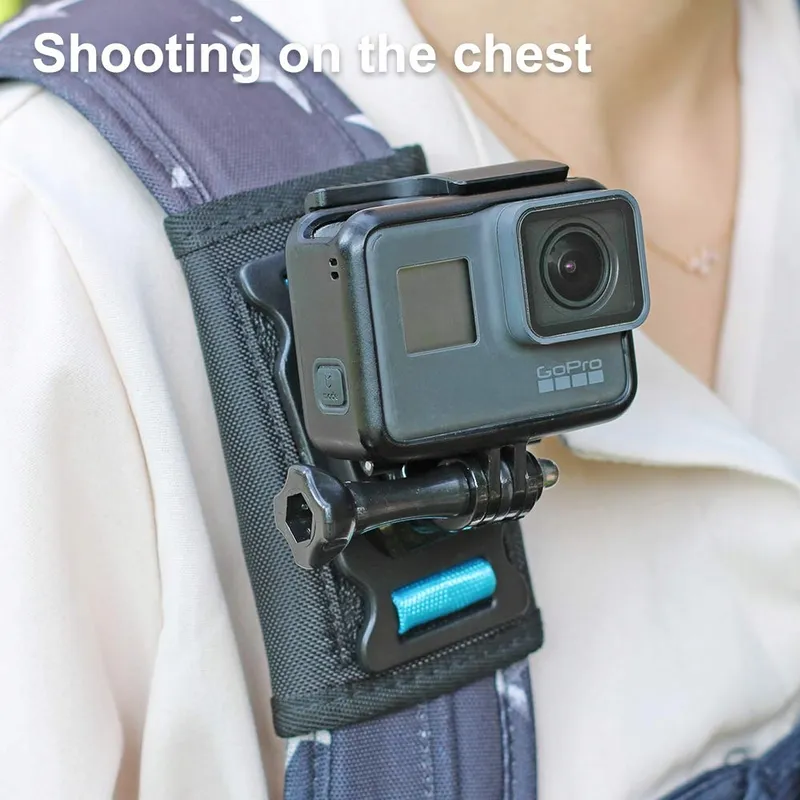 SKEZN Rugzak Schouderband Mount GoPro DJI 360° Draaibaar — foto 5