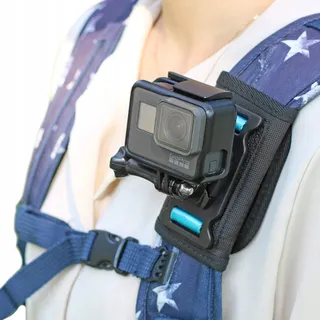SKEZN Rugzak Schouderband Mount GoPro DJI 360° Draaibaar — miniatuur 1