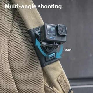 SKEZN Rugzak Schouderband Mount GoPro DJI 360° Draaibaar — miniatuur 3