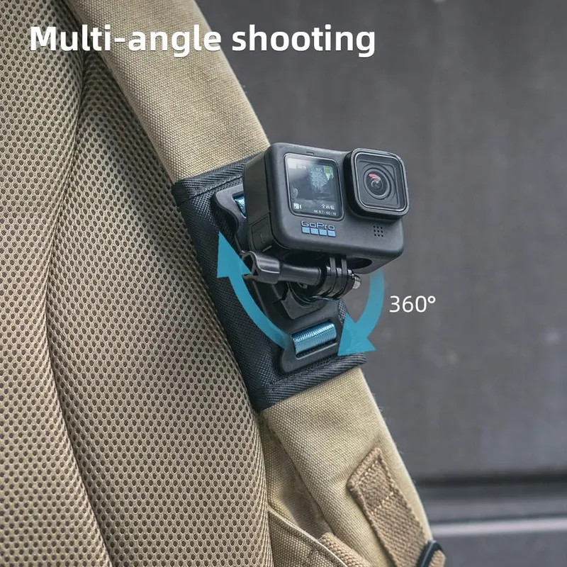 SKEZN Rugzak Schouderband Mount GoPro DJI 360° Draaibaar — foto 3