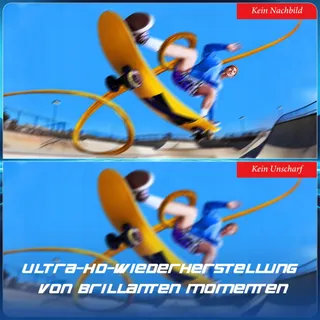 BAOBYLON Mini Action Cam WiFi 1080P Onderwater Helm Fiets Zwart — miniatuur 8