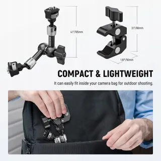 NEEWER Magic Arm 7" Super Clamp Camera Monitor Houder — miniatuur 6