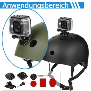 PDKKFF Set 24 Zelfklevende Helmhouders voor GoPro DJI Insta360 — miniatuur 5