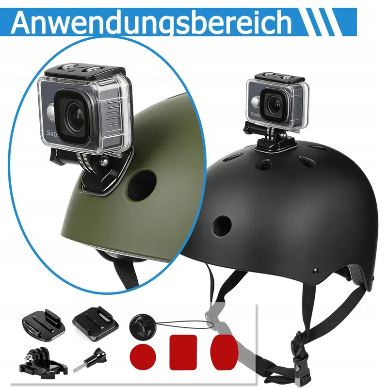 PDKKFF Set 24 Zelfklevende Helmhouders voor GoPro DJI Insta360 — foto 5