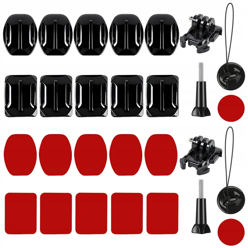 PDKKFF Set 24 Zelfklevende Helmhouders voor GoPro DJI Insta360 — foto 1