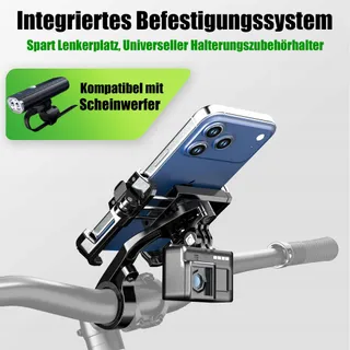 RBRL Fietstelefoonhouder CNC Aluminium Antitrilling 4-7 inch — miniatuur 5