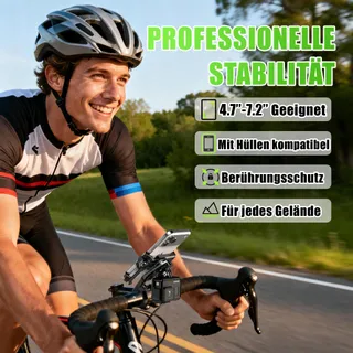 RBRL Fietstelefoonhouder CNC Aluminium Antitrilling 4-7 inch — miniatuur 6