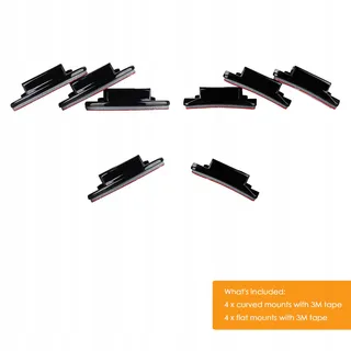 SAMETOP Zelfklevende Helmmontage GoPro 8 Stuks — miniatuur 5
