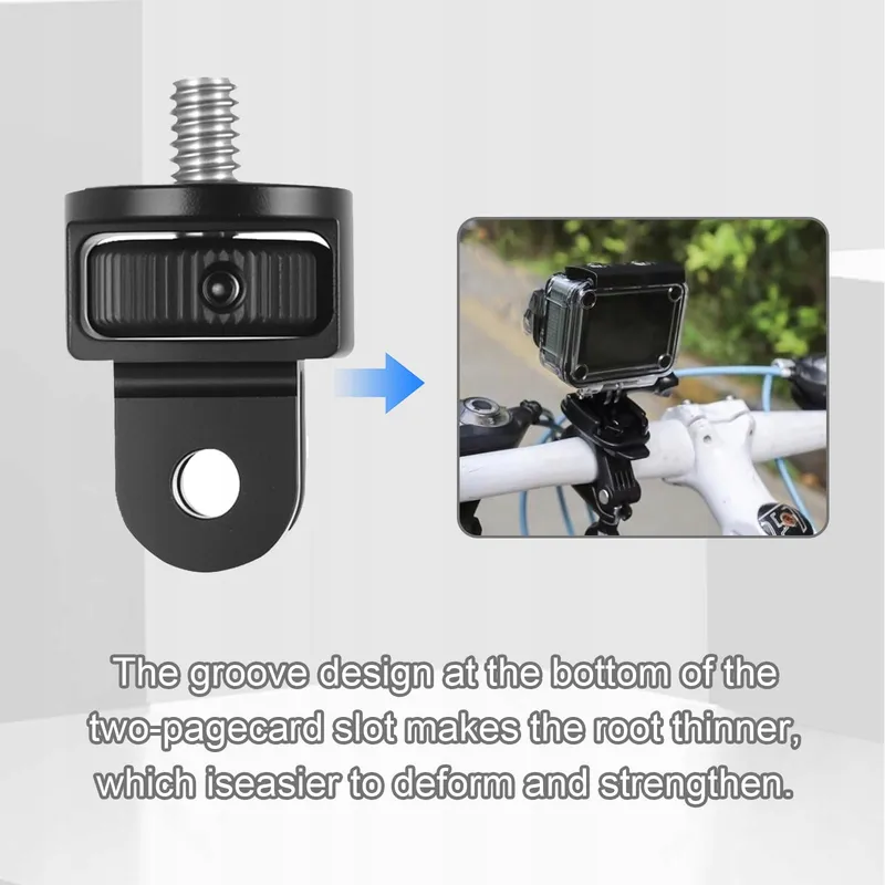 ENIYOU Statiefadapter 1/4" GoPro Sony 4 Stuks Zwart — foto 4