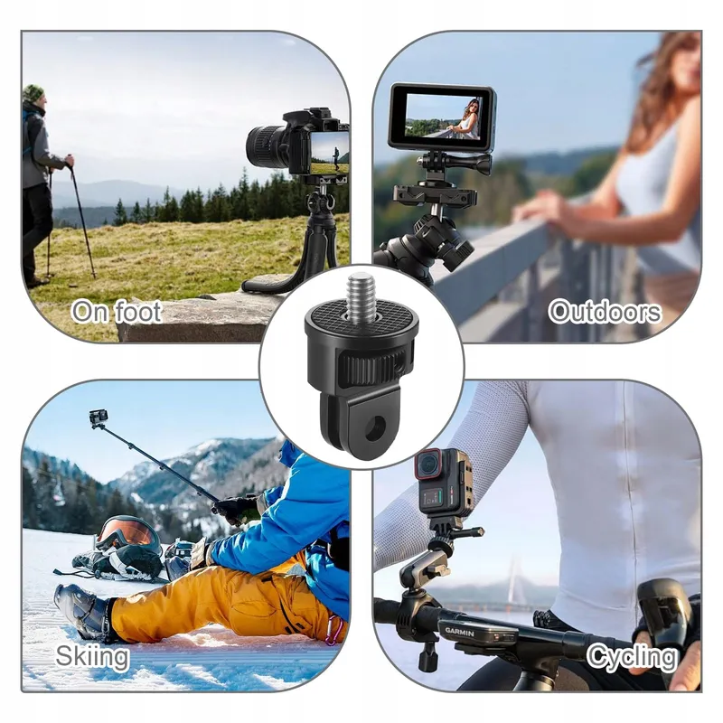 ENIYOU Statiefadapter 1/4" GoPro Sony 4 Stuks Zwart — foto 7