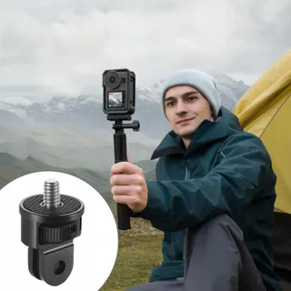ENIYOU Statiefadapter 1/4" GoPro Sony 4 Stuks Zwart — miniatuur 6