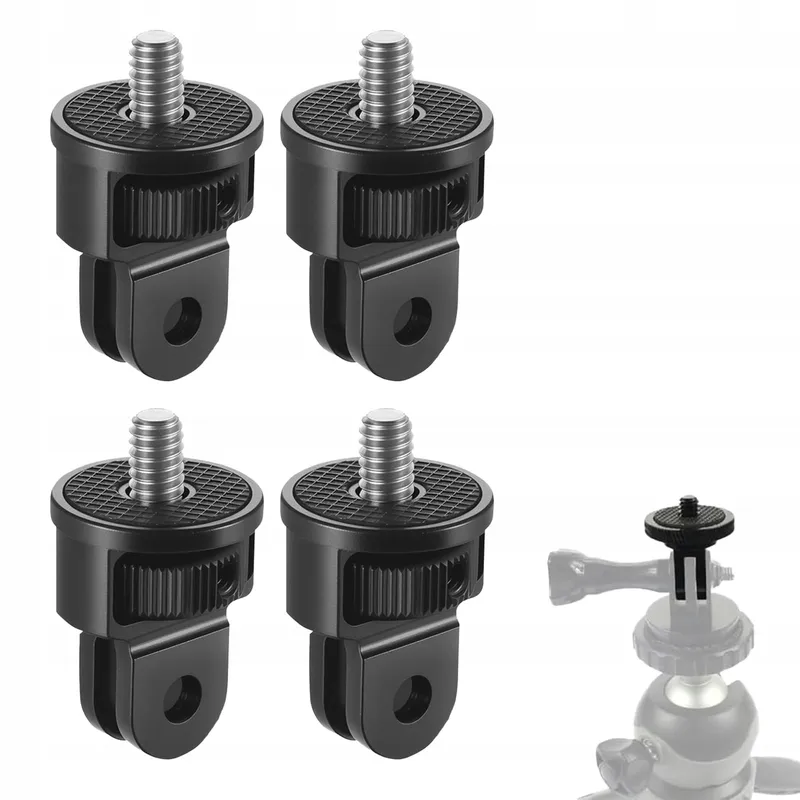 ENIYOU Statiefadapter 1/4" GoPro Sony 4 Stuks Zwart — foto 1