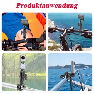 ANHOER Stuurhouder Camera voor GoPro Hero 13-9 Max Insta360 — miniatuur 7