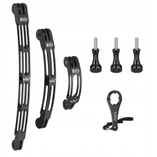 HSU Aluminium Helmhouderset GoPro Hero 12 11 10 Actiecamera