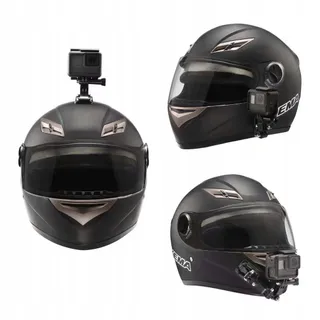 LUPHOLUE Kin Zwenkhouder Helm GoPro Hero 13 12 11 Zwart — miniatuur 2