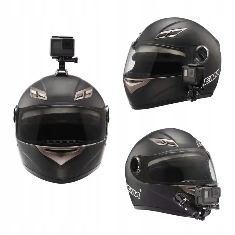 LUPHOLUE Kin Zwenkhouder Helm GoPro Hero 13 12 11 Zwart — foto 2