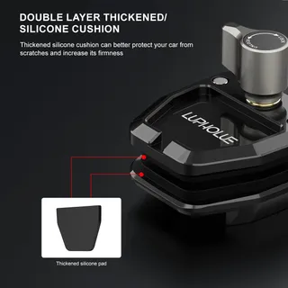 LUPHOLUE Windschermclip Motorfiets Voor GoPro Insta360 DJI Smartphone — miniatuur 4
