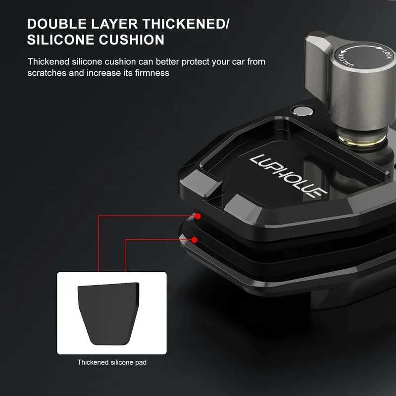LUPHOLUE Windschermclip Motorfiets Voor GoPro Insta360 DJI Smartphone — foto 4