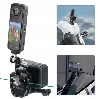 LUPHOLUE Windschermclip Motorfiets Voor GoPro Insta360 DJI Smartphone — miniatuur 1