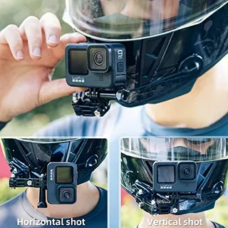 SUREWO Helmhouder voor GoPro Hero 13 DJI Osmo Action Zwart — miniatuur 5