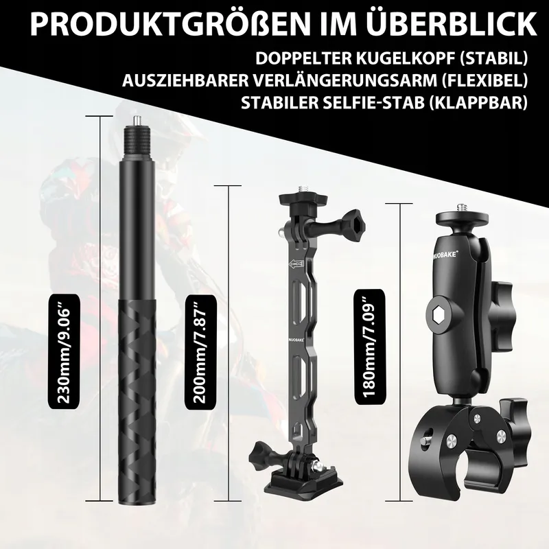 NUOBAKE Stuurhouder Set Sportcamera GoPro Insta360 — foto 8