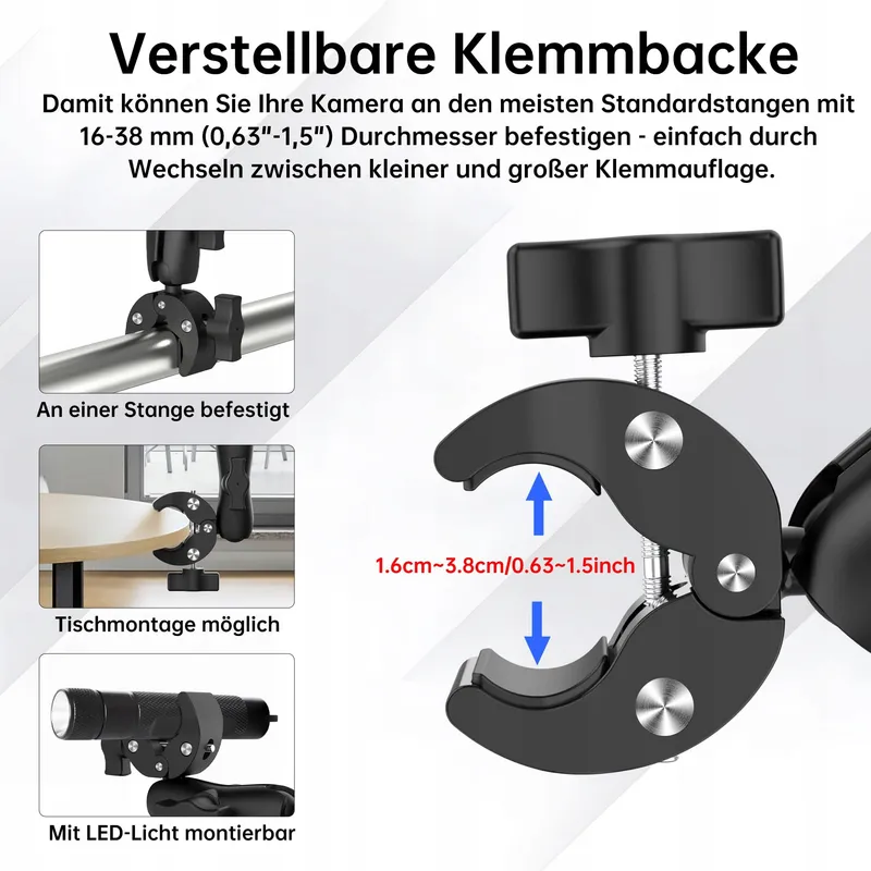 NUOBAKE Stuurhouder Set Sportcamera GoPro Insta360 — foto 7