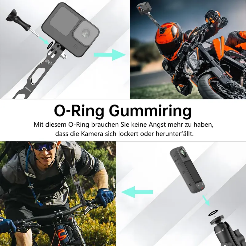 NUOBAKE Stuurhouder Set Sportcamera GoPro Insta360 — foto 9