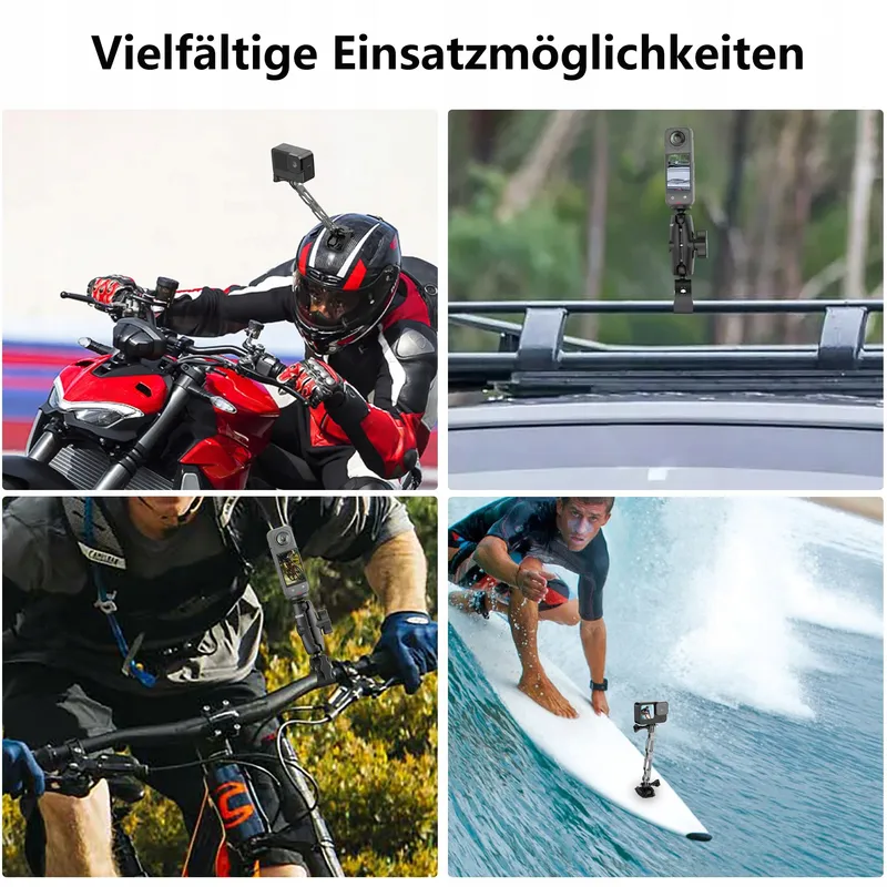 NUOBAKE Stuurhouder Set Sportcamera GoPro Insta360 — foto 3