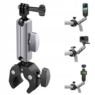 REYGEAK Camerahouder Fiets 360° Dubbele Klauw GoPro Hero