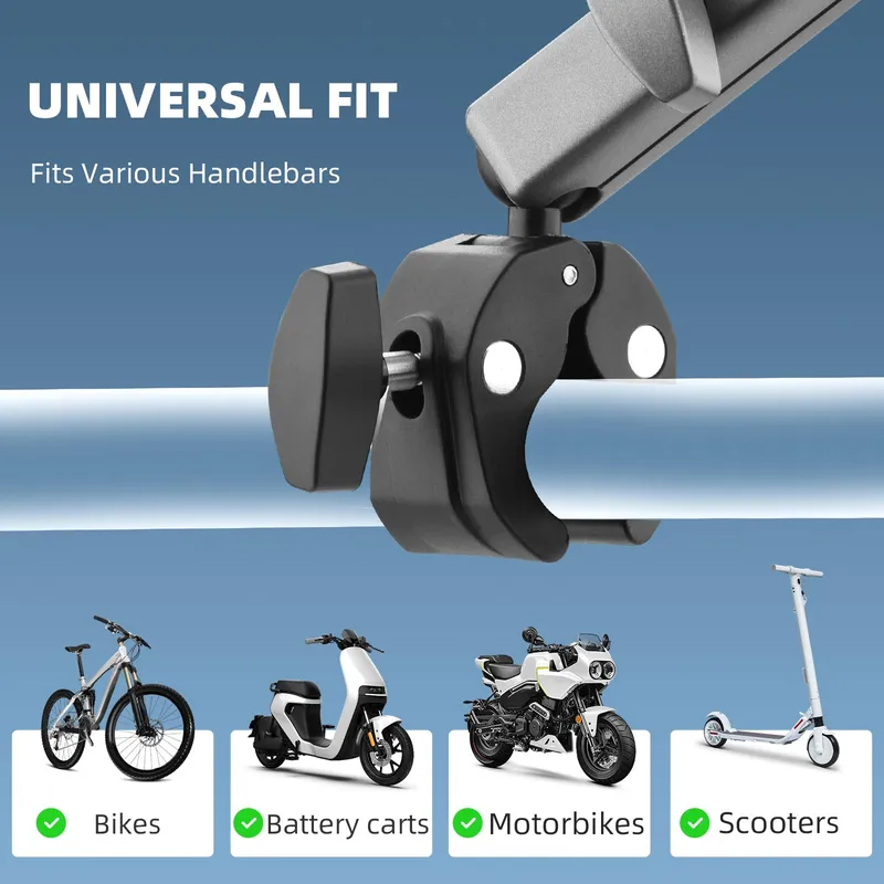 BRDRC Fiets Motor Houder Aluminium Insta360 DJI GoPro Versie 1 — foto 3
