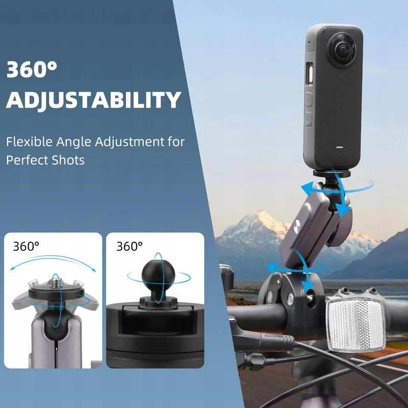 BRDRC Fiets Motor Houder Aluminium Insta360 DJI GoPro Versie 1 — foto 5