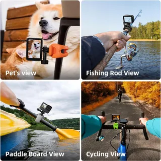 TELESIN Stuurband Houder Fiets Motor GoPro Insta360 DJI — miniatuur 6