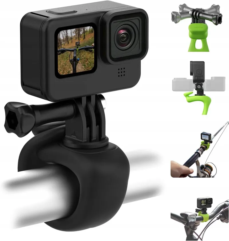TELESIN Stuurband Houder Fiets Motor GoPro Insta360 DJI — foto 1
