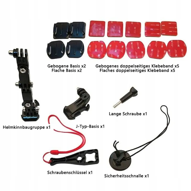 CLKE Motorhelmhouder voor GoPro en Andere Actiecamera's — foto 3