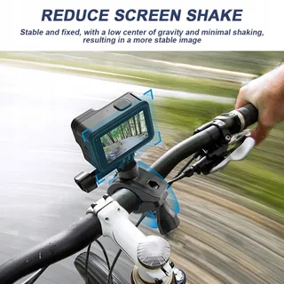 JEYORZY Actiecamerahouder Fiets Motor GoPro Zwart — miniatuur 3