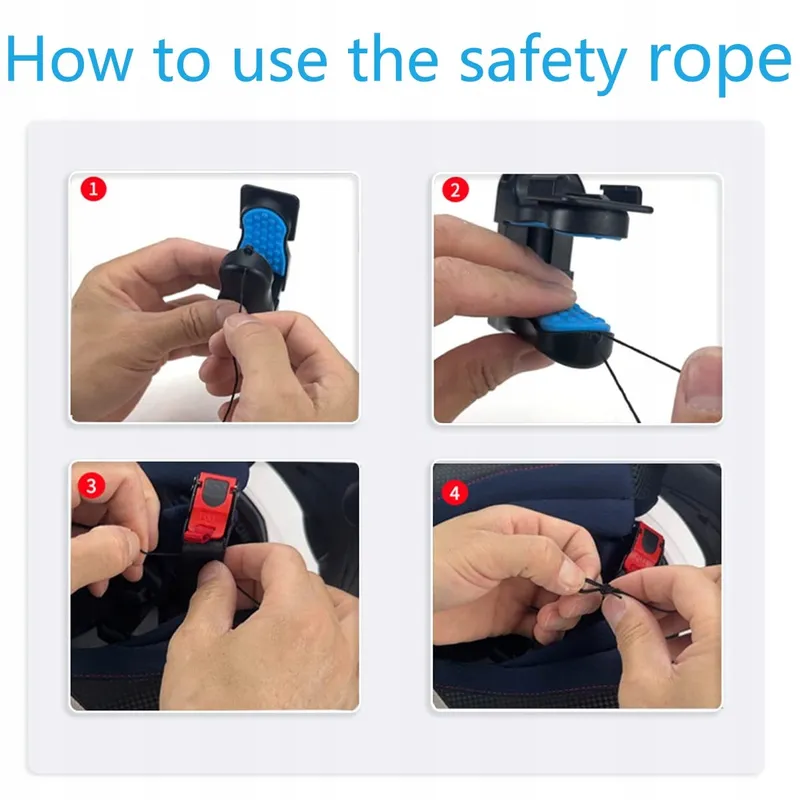 LUPHOLUE Helmkinhouder Motor GoPro Hero Xiaomi Yi SJCAM — foto 6