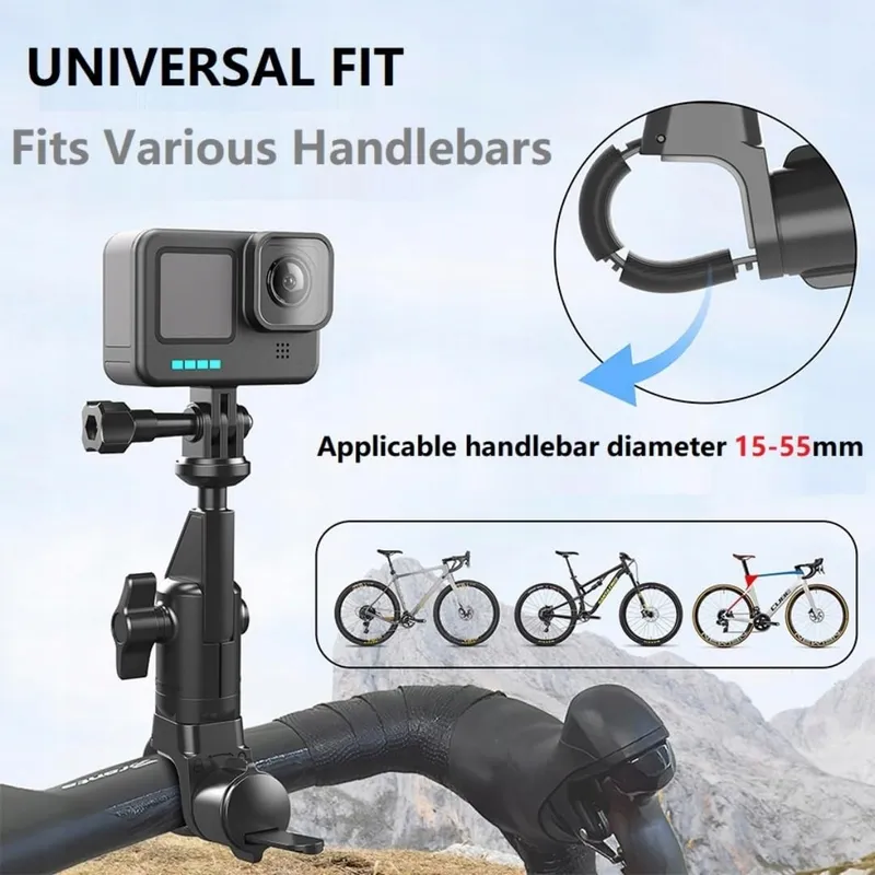 XUNNIU Motorcamerahouder voor GoPro Hero Insta360 DJI Osmo 360 — foto 2