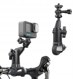 XUNNIU Motorcamerahouder voor GoPro Hero Insta360 DJI Osmo 360 — miniatuur 1