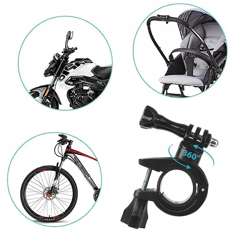 GOPRO Fiets Motor Stuurhouder Actiecamera Zwart — foto 6