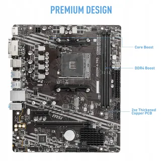 MSI A520M-A PRO Moederbord AMD AM4 DDR4 M.2 HDMI Micro-ATX — miniatuur 2